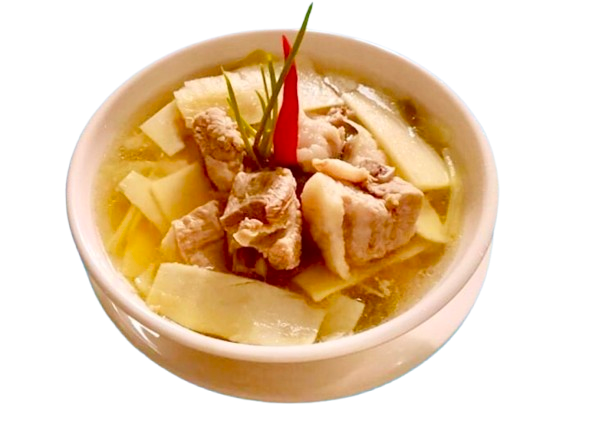  CANH SƯỜN NẤU MĂNG TƯƠI 