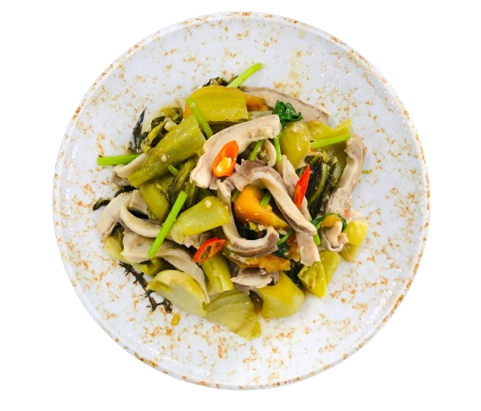  BAO TỬ XÀO CẢI CHUA 