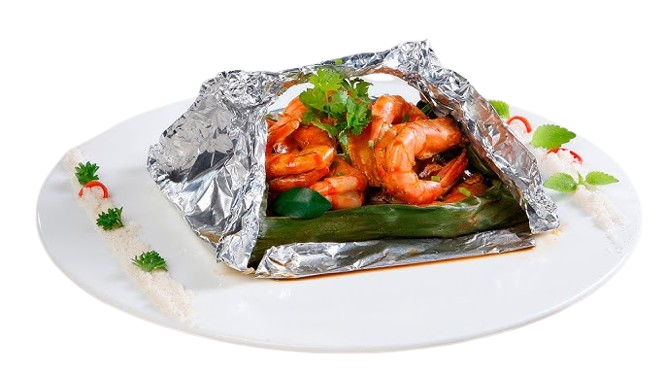  TÔM THUI LÁ CHUỐI 