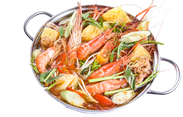  LẨU TÔM CHUA CAY 