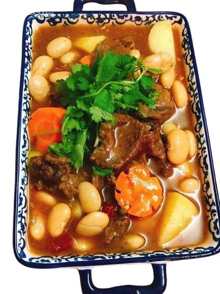  BẮP BÒ NẤU ĐẬU 