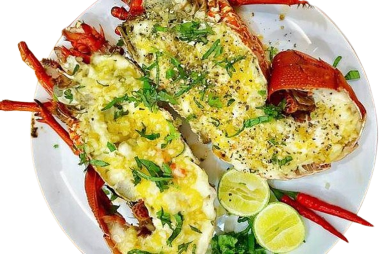  TÔM HÙM HẤP TỎI 