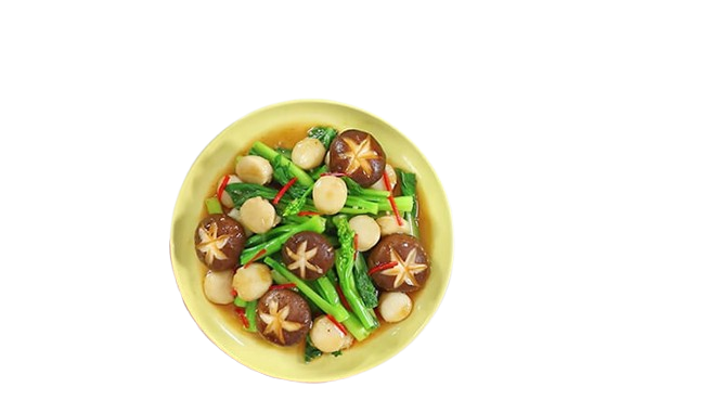  CẢI NGỒNG SỐT NẤM ĐÔNG CÔ 