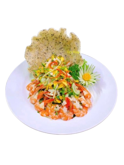  GỎI TÔM HOA ĐIÊN ĐIỂN 