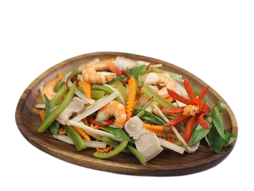  GỎI TIẾN VUA TÔM THỊT 