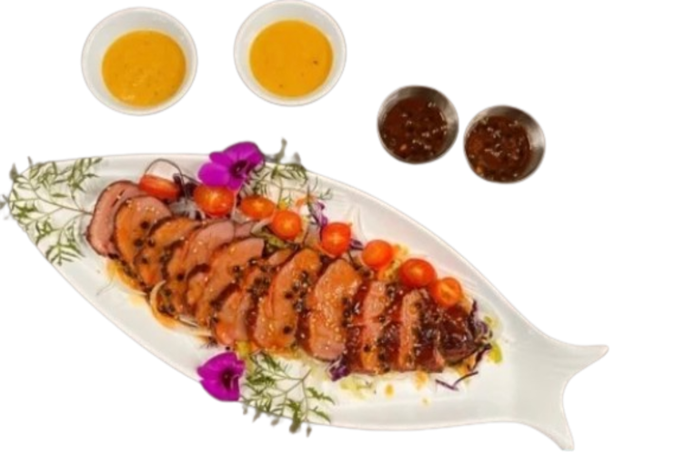  LƯỜN NGỖNG XÔNG KHÓI SỐT CHANH DÂY 