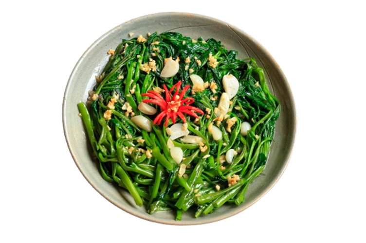  RAU MUỐNG XÀO TỎI / XÀO BÒ / LUỘC 