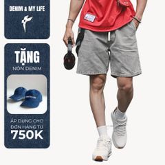 (QSJ00) Quần Short Jeans Relax Cạp Chun