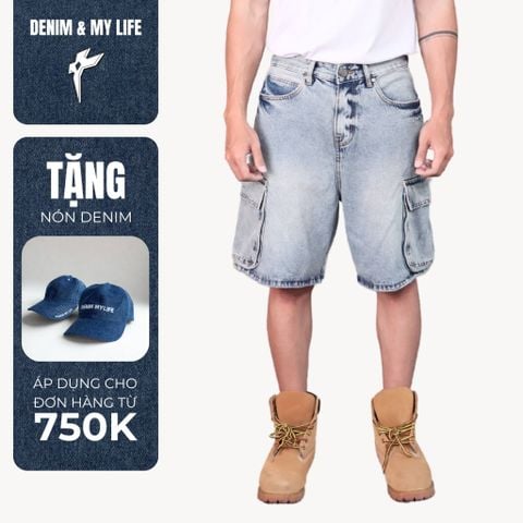 (QSJ04) Quần Short Denim Pocket