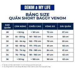 (QSJ02) Quần Short Denim Baggy Venom