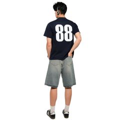 Quần bò đùi WASH RIPPED DENIM SHORT 100% cotton dày dặn, quần jean unisex ngang gối phong cách