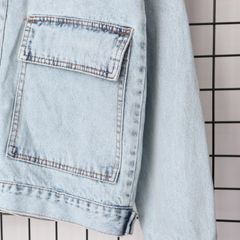 URBAN LIGHT BLUE JACKET, Denim Nam Nữ Phong Cách Streetwear Trẻ Trung Cá Tính (AJ20)