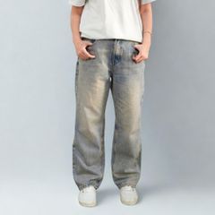 QUẦN JEAN UNISEX BASIC ỐNG SUÔNG, CHẤT DENIM MỀM, THIẾT KẾ DÁNG CHUẨN TREND (QJ17)