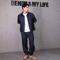 Quần Jeans DENIM & MY LIFE nam ống suông vải denim cotton (QJ13)