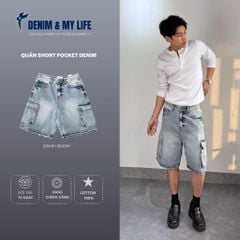 Quần Short Pocket DENIM & MY LIFE chất vải denim cottion (QSJ04)