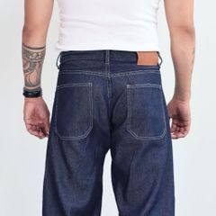 Quần Jeans DENIM & MY LIFE nam ống suông vải denim cotton (QJ13)