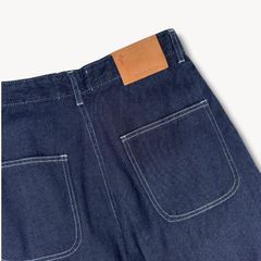 Quần Baggy Short Jean nam nữ Denimmylife ống rộng, Quần Jeans Short túi hộp phong cách (QSJ09)