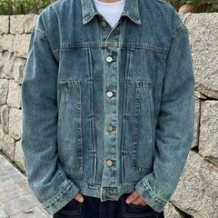 URBAN BLUE JACKET, Chất Denim Phong Cách Retro Vintage Dễ Phối Đồ (AJ19)