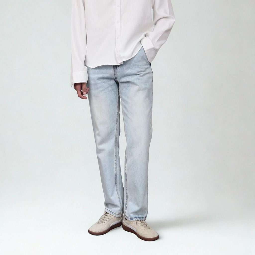 Quần Jeans Nam Form Regular Chất Denim Cotton DENIM MY LIFE (QJ01.1)