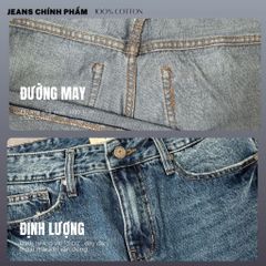 QUẦN JEAN BASIC ỐNG SUÔNG DENIM & MY LIFE, CHẤT DENIM MỀM, THIẾT KẾ DÁNG CHUẨN TREND (QJ17)