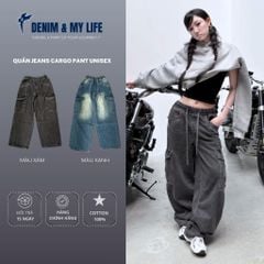 Quần jeans CARGO PANT DENIM & MY LIFE UNISEX (QJ14)
