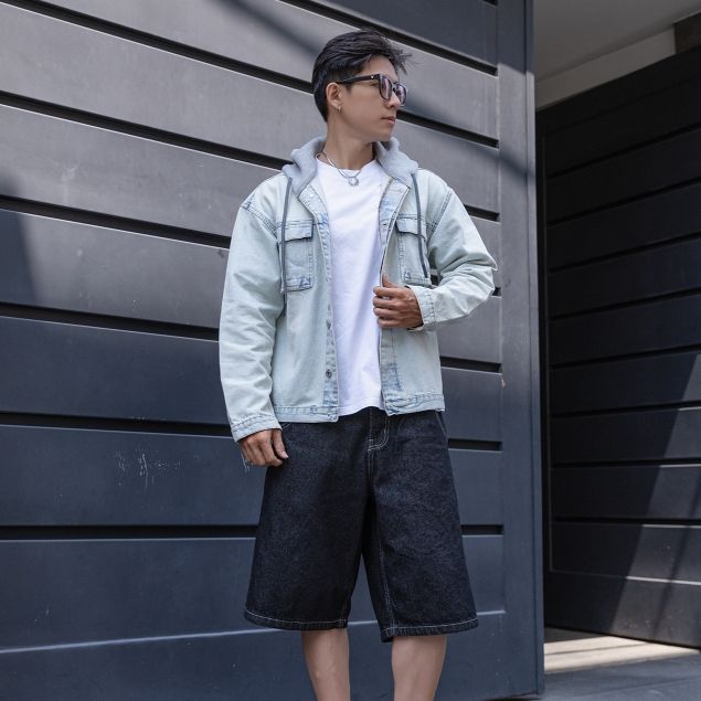 Áo Khoác Jeans Jacket DENIM & MY LIFE Cotton Unisex Form Boxy (AK01)