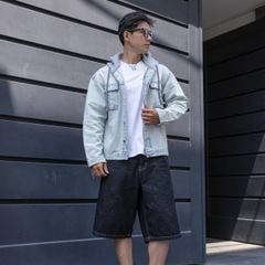 Áo Khoác Jeans Jacket DENIM & MY LIFE Cotton Unisex Form Boxy (AK01)