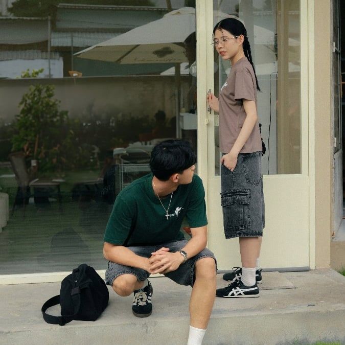 Quần short jean BOX BAG SHORT thiết kế túi hộp lớn phong cách, quần bò đùi unisex cá tính