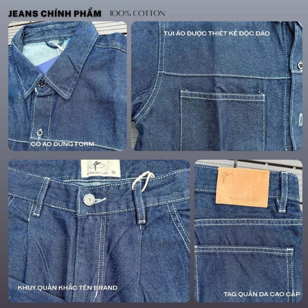 Bộ Jeans Denim SUPER LIGHT AND COOL DENIM & MY LIFE  Chất Denim Cotton Cao Cấp