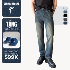 Quần Jeans Nam Form Regular Chất Denim Cotton DENIM MY LIFE (QJ01.1)