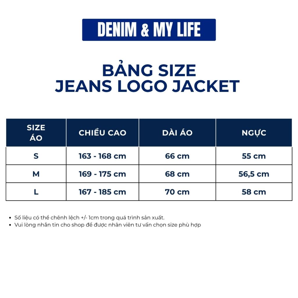 Áo Khoác DENIM & MY LIFE Denim Jean Streetwear (AK02)