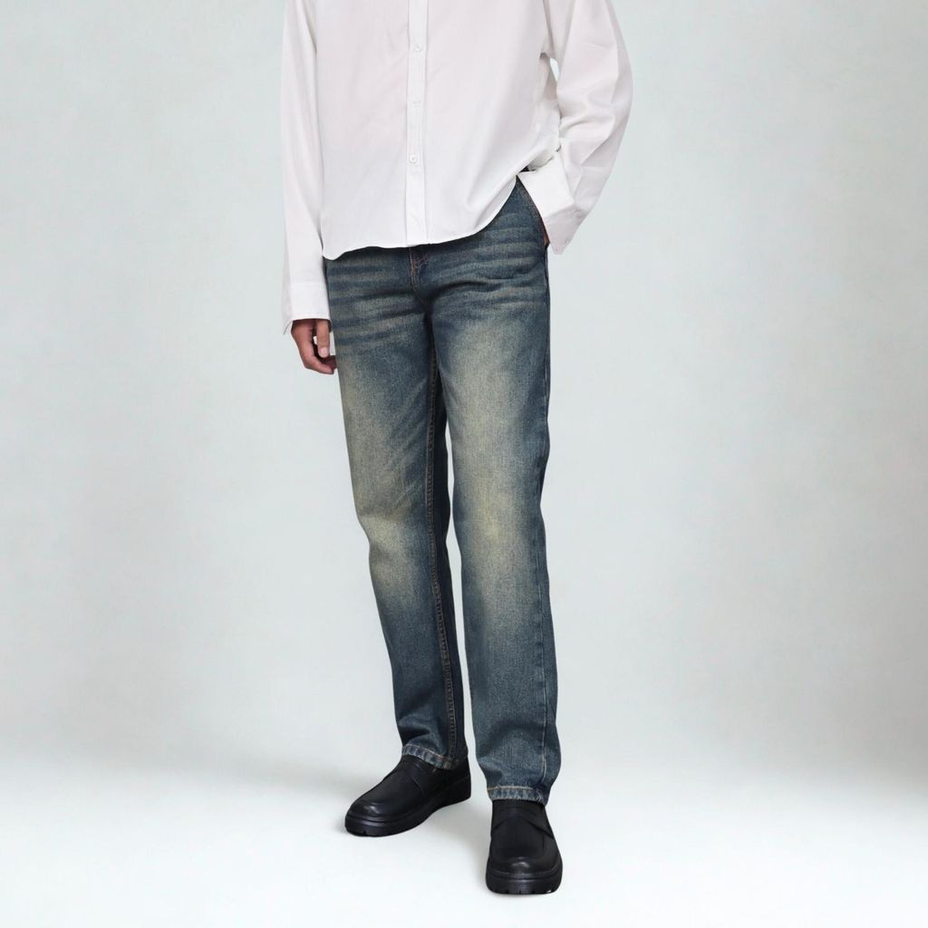 Quần Jeans Nam Form Regular Chất Denim Cotton DENIM MY LIFE (QJ01.1)