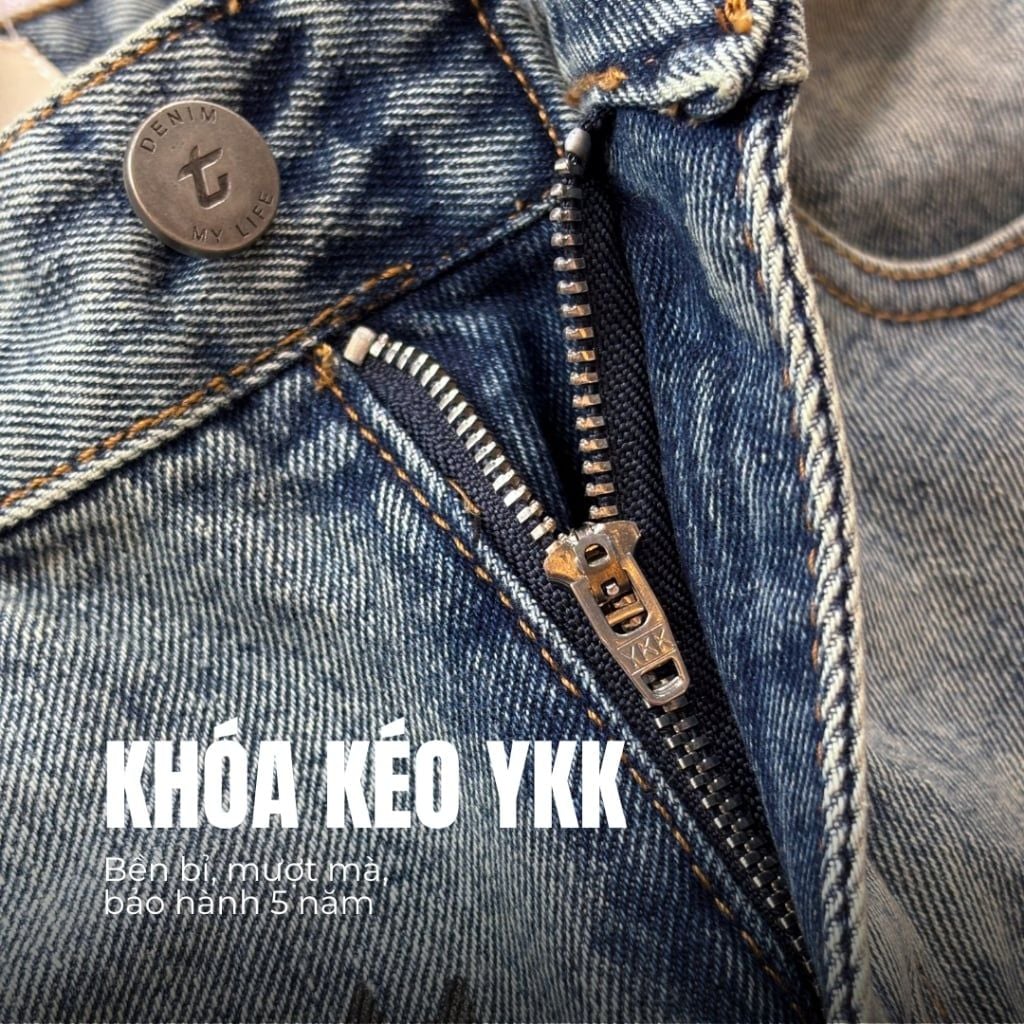 Quần Short jeans DENIM & MY LIFE unisex vải denim cotton form relax ngắn trên gối