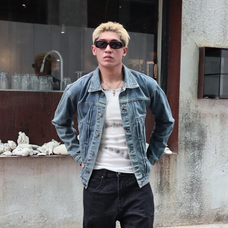 URBAN BLUE JACKET, Chất Denim Phong Cách Retro Vintage Dễ Phối Đồ (AJ19)