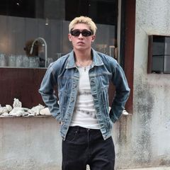 URBAN BLUE JACKET, Chất Denim Phong Cách Retro Vintage Dễ Phối Đồ (AJ19)