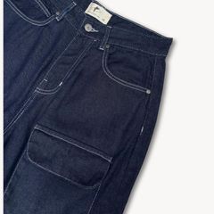 Quần Baggy Short Jean nam nữ Denimmylife ống rộng, Quần Jeans Short túi hộp phong cách (QSJ09)