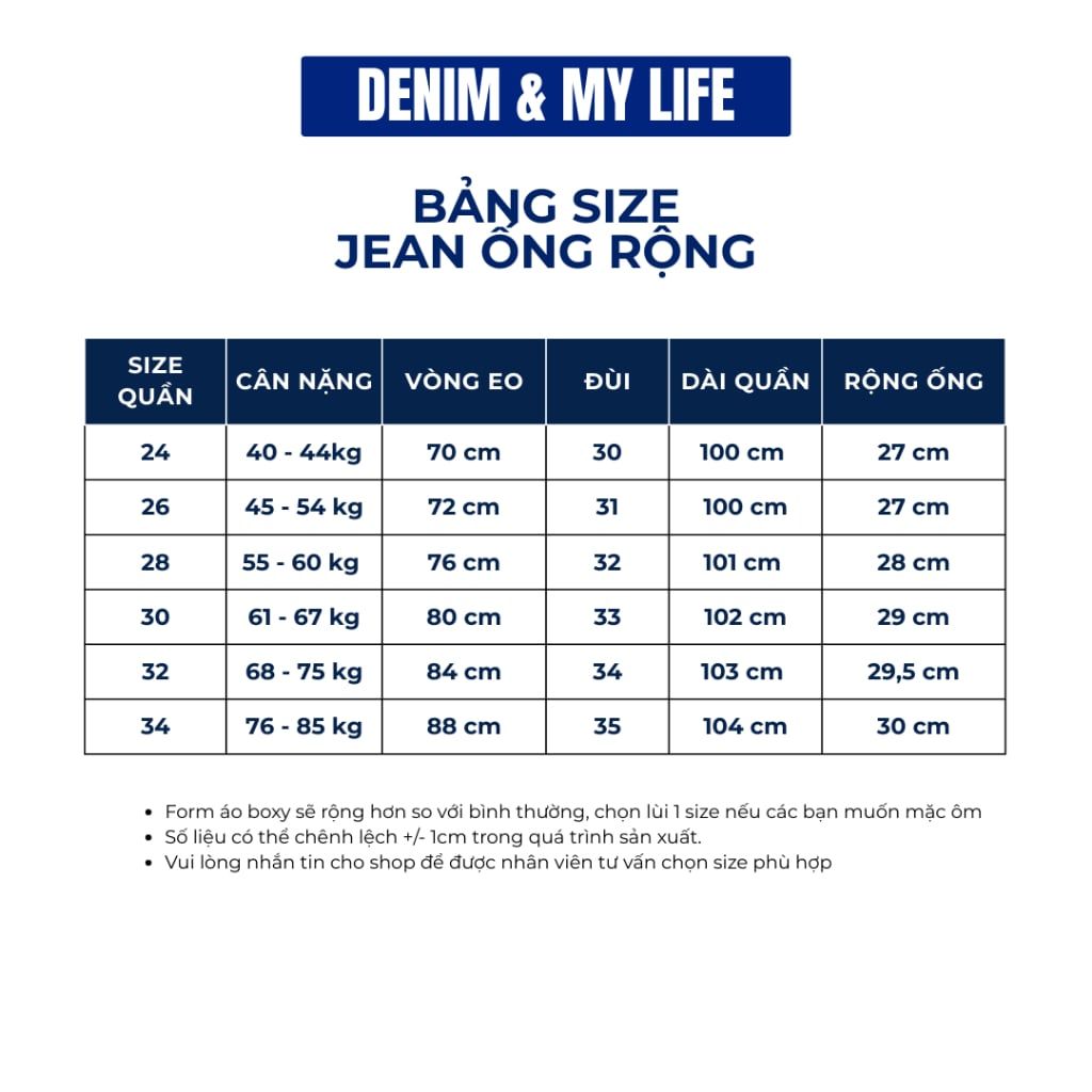 Quần Jeans Wide Leg Unisex Ống Rộng DENIM MY LIFE (QJ23.1)