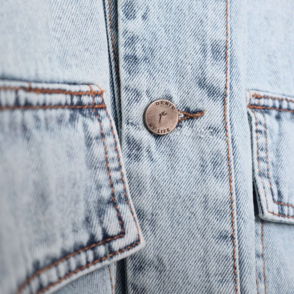 URBAN LIGHT BLUE JACKET, Denim Nam Nữ Phong Cách Streetwear Trẻ Trung Cá Tính (AJ20)