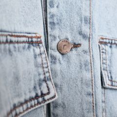 URBAN LIGHT BLUE JACKET, Denim Nam Nữ Phong Cách Streetwear Trẻ Trung Cá Tính (AJ20)