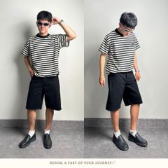 Quần Short Jean Baggy DENIM & MY LIFE nam nữ nhiều màu chất Cotton cao cấp