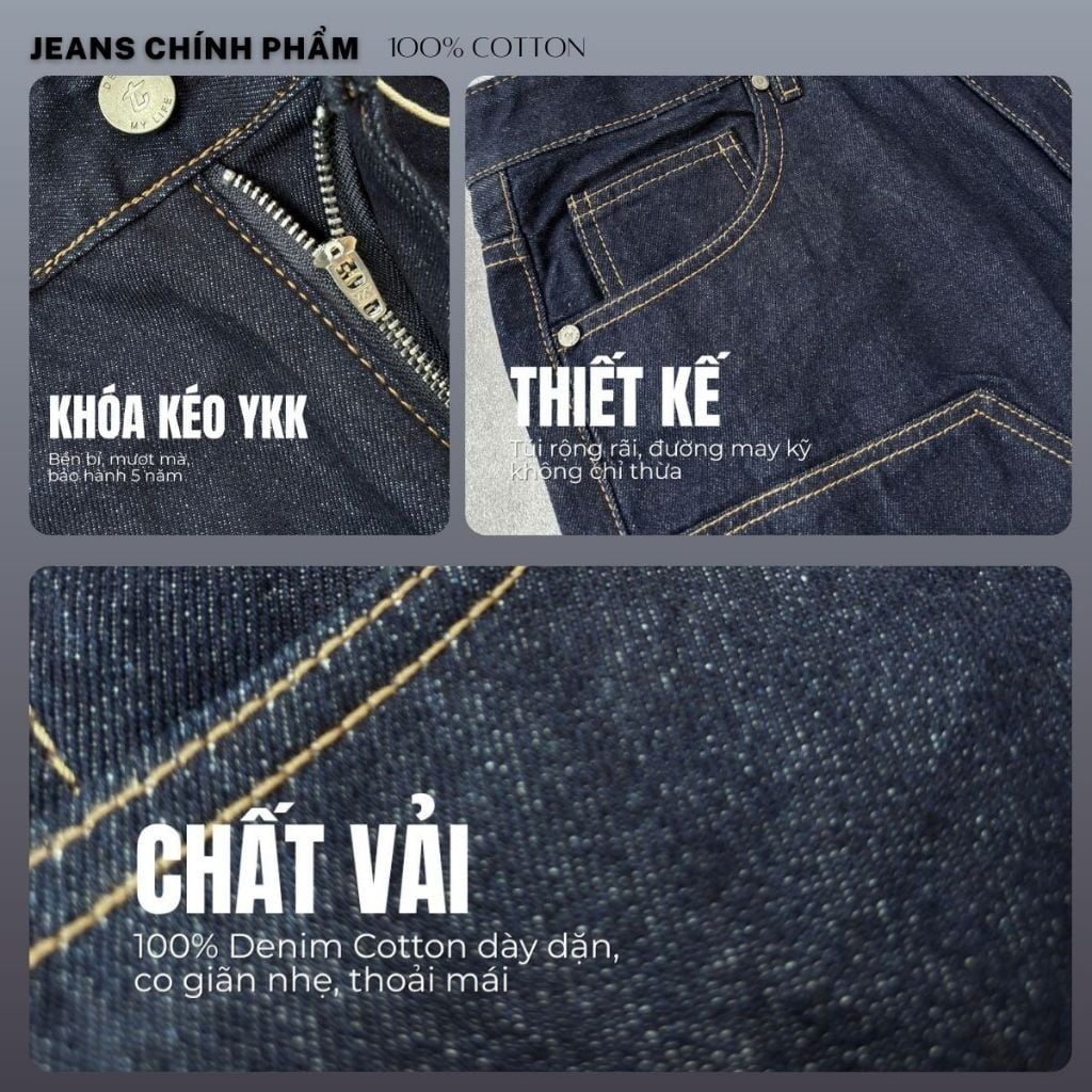 Quần short jean DENIM & MY LIFE unisex chất vải denim cotton hình thêu tỉ mỉ  (QSJ02)