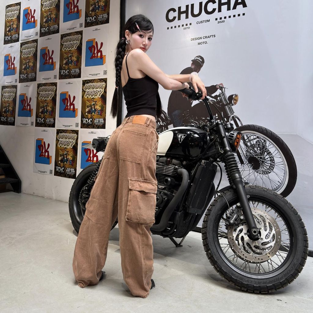 ( DEAL MỞ BÁN ) Quần Jeans Ống Rộng Nam Nữ , Quần Cargo Pant tôn dáng DENIM & MY LIFE (QJ22)