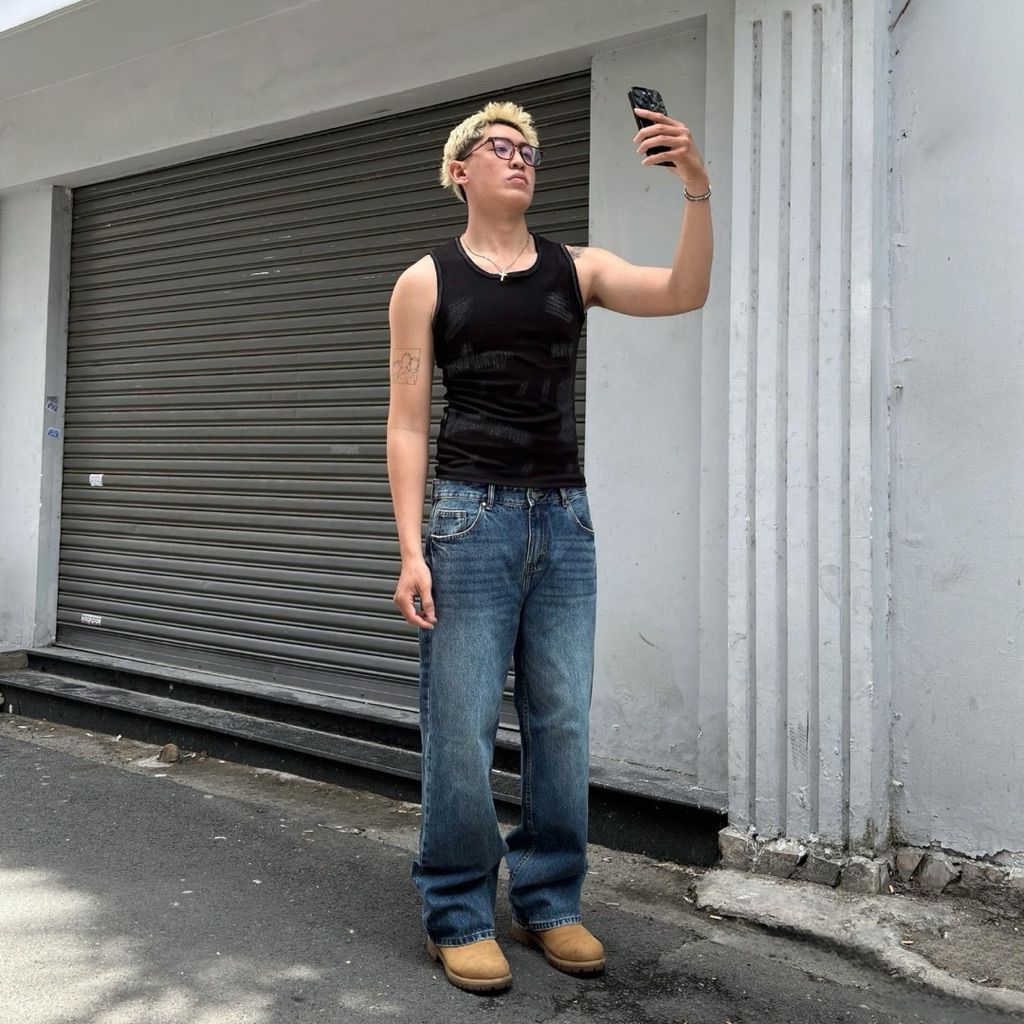 QUẦN JEAN BASIC ỐNG SUÔNG DENIM & MY LIFE, CHẤT DENIM MỀM, THIẾT KẾ DÁNG CHUẨN TREND (QJ17)