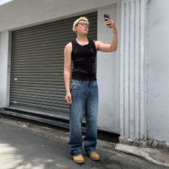 QUẦN JEAN BASIC ỐNG SUÔNG DENIM & MY LIFE, CHẤT DENIM MỀM, THIẾT KẾ DÁNG CHUẨN TREND (QJ17)