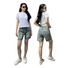 Quần jean SHORT DENIM BIG POCKET unisex thiết kế độc quyền dáng ngắn trên gối