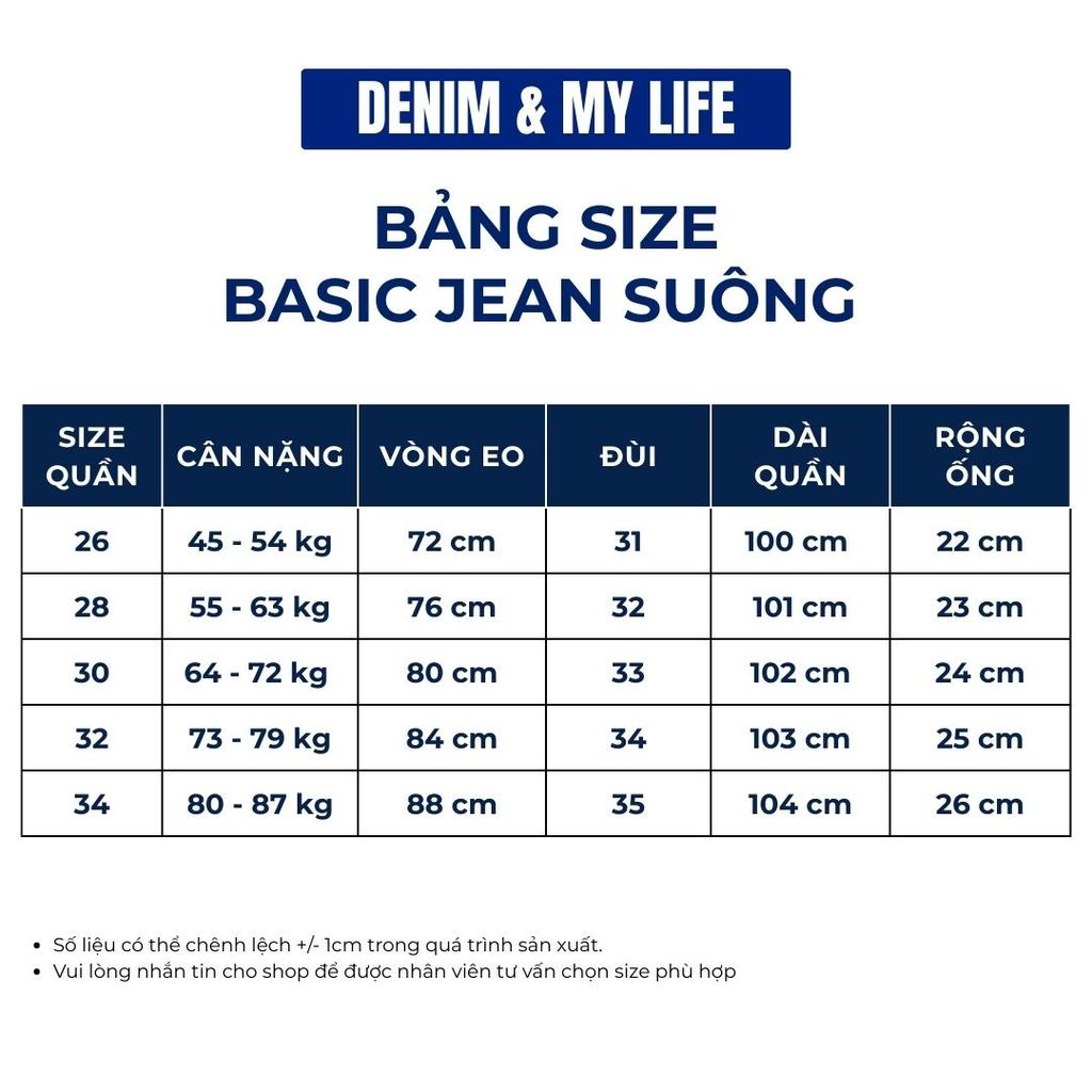 QUẦN JEAN UNISEX BASIC ỐNG SUÔNG, CHẤT DENIM MỀM, THIẾT KẾ DÁNG CHUẨN TREND (QJ17)