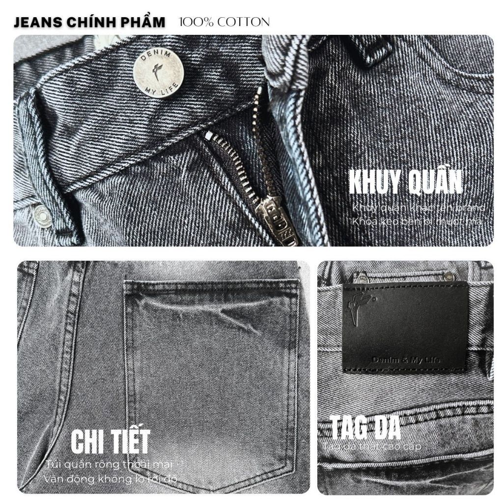 Quần Short Baggy Denim Wash Xám Khói DENIM MY LIFE (QSJ08)