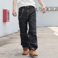QUẦN CARPENTER JEAN, FORM BAGGY ỐNG SUÔNG, ĐƯỜNG MAY NỔI BẬT, CHẤT DENIM DÀY CHUẨN TREND (QJ18