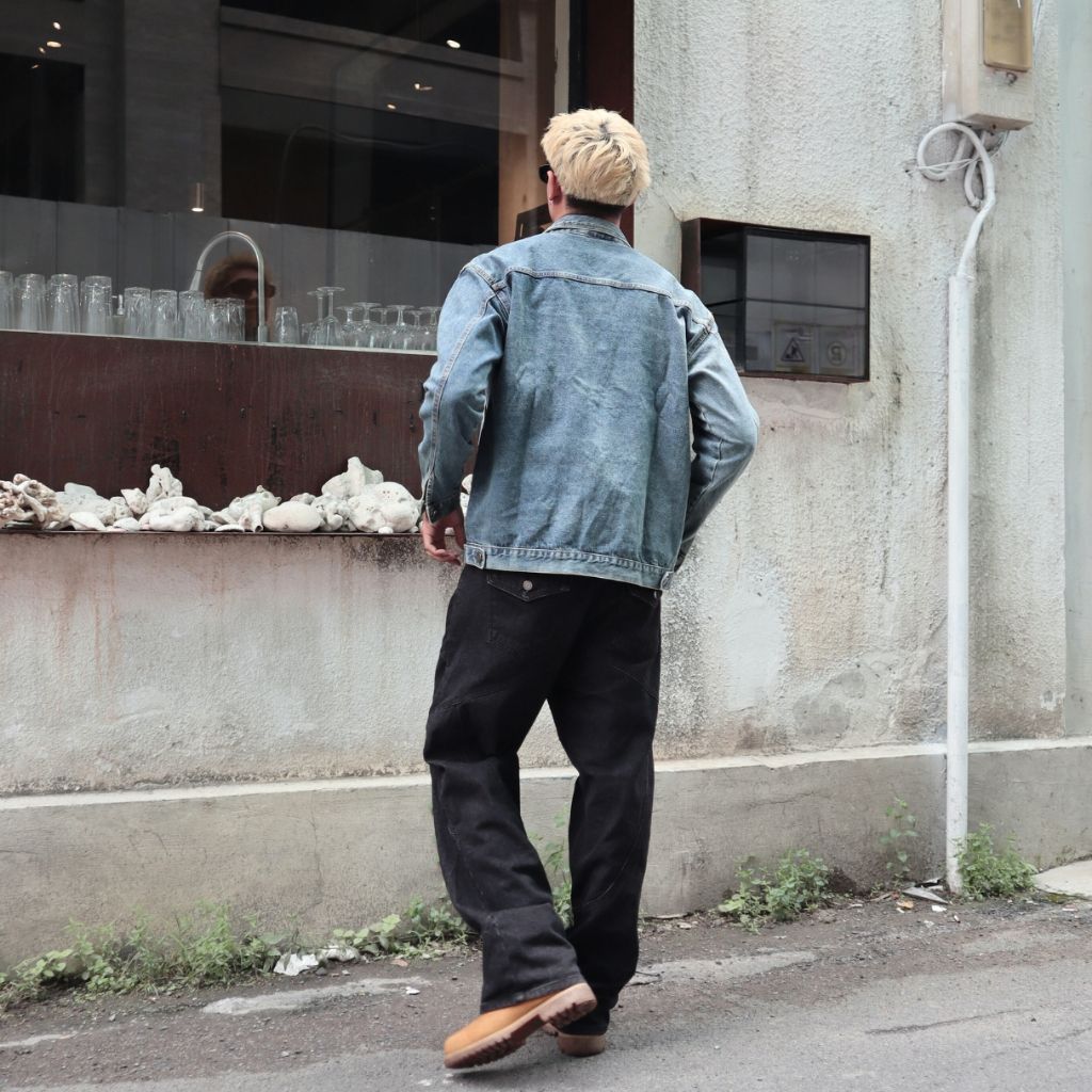 URBAN BLUE JACKET, Chất Denim Phong Cách Retro Vintage Dễ Phối Đồ (AJ19)