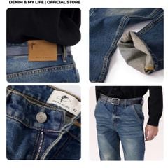 Quần Jeans Nam Form Regular Chất Denim Cotton DENIM MY LIFE (QJ01.1)